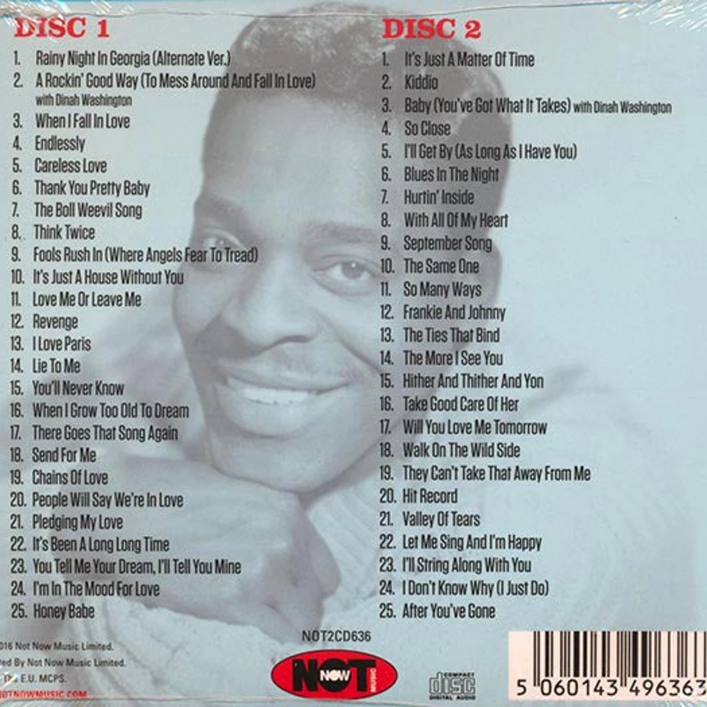 Brook Benton  CD -  The Very Best Of Brook Benton (50 tracks) (2xCD)