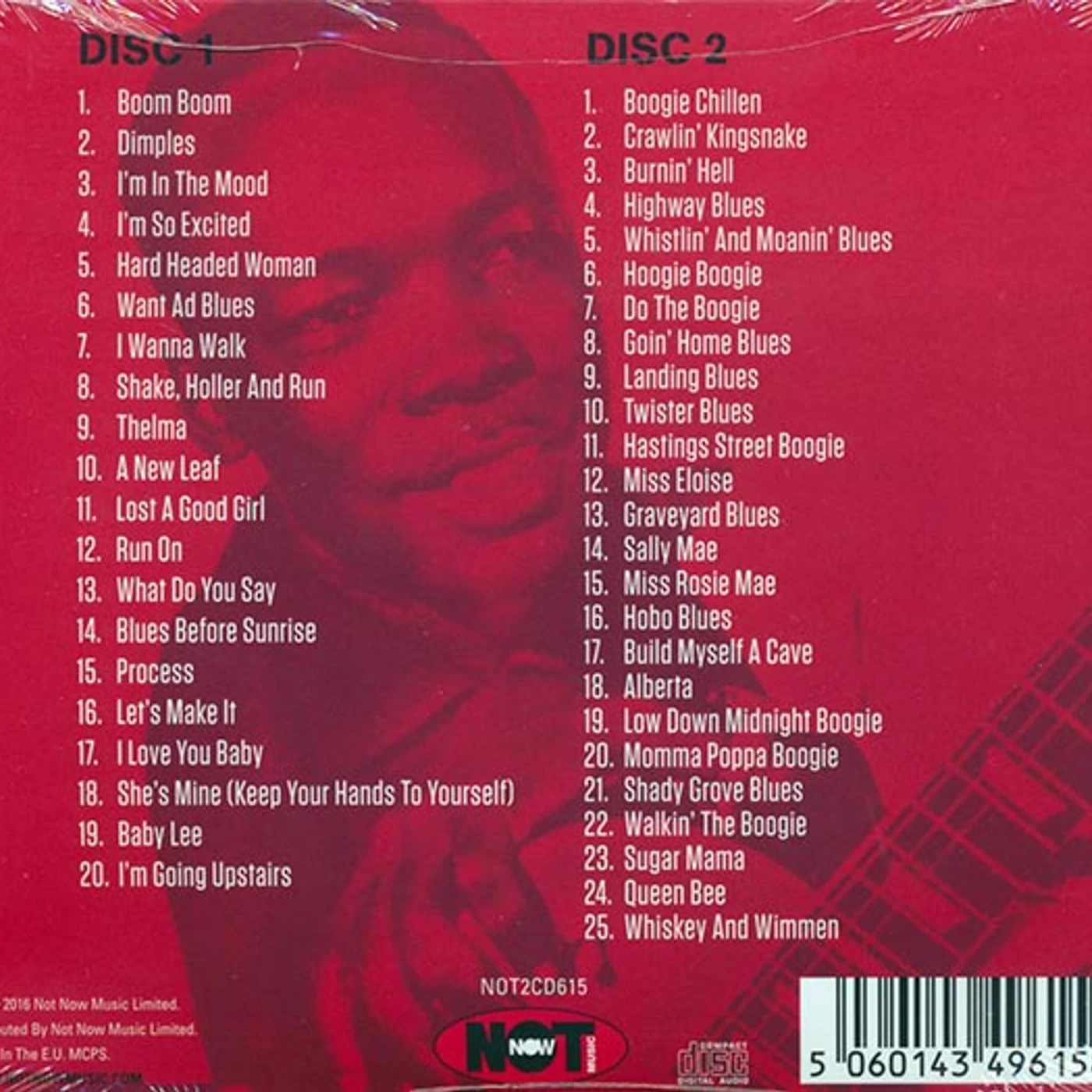 John Lee Hooker  CD -  The Very Best Of John Lee Hooker (45 tracks) (2xCD)