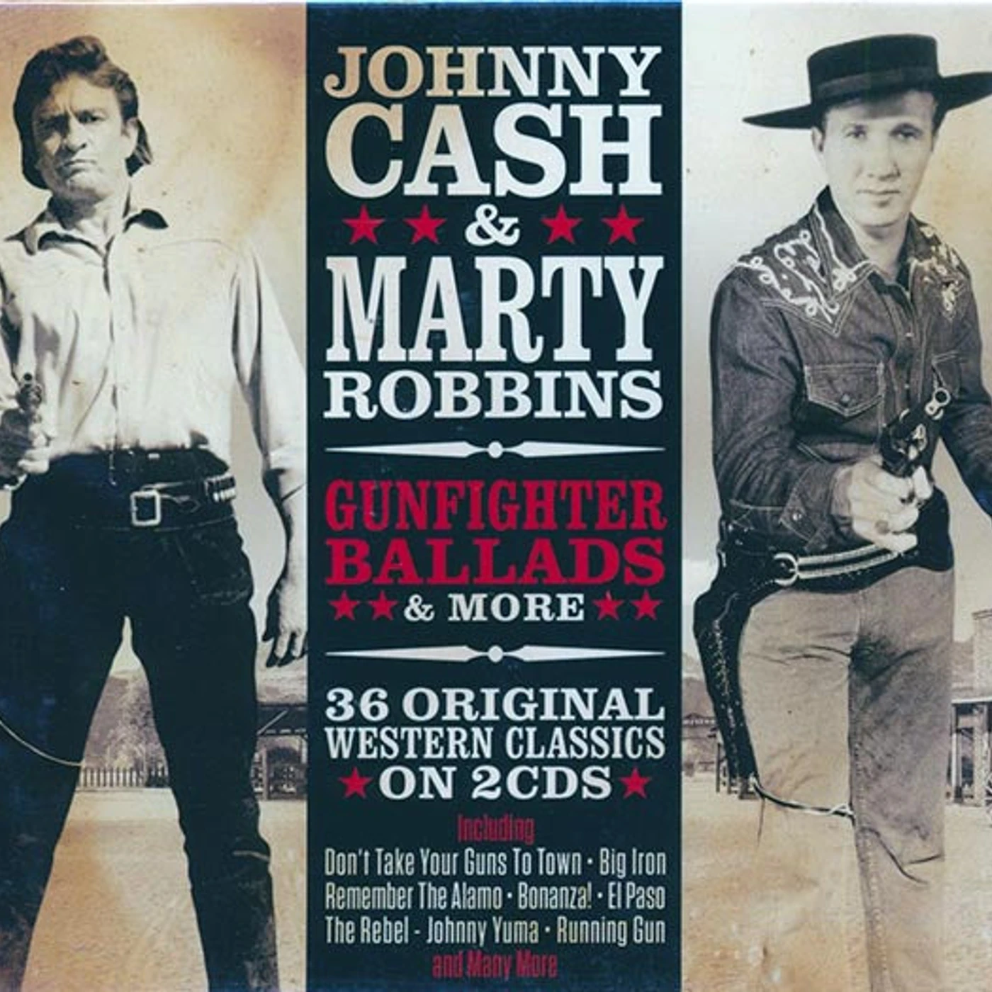 Johnny Cash, Marty Robbins  CD -  Gunfighter Ballads (36 tracks) (2xCD)
