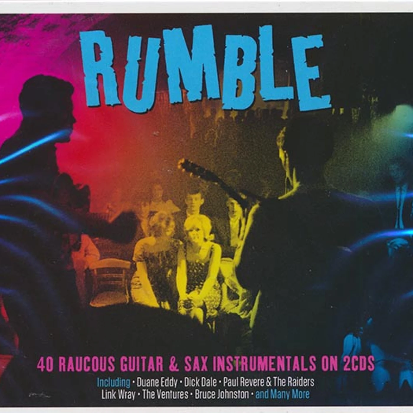 Link Wray, The Surfman, Dick Dale, The Ventures, Etc.  CD -  Rumble: 40 Raucous Guitar & Sax Instrumentals (40 tracks) (2xCD)