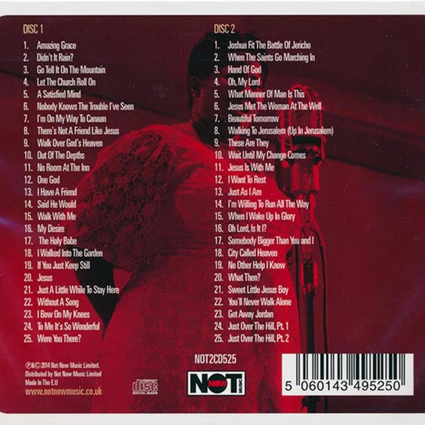 Mahalia Jackson  CD -  The Queen Of Gospel (50 tracks) (2xCD)
