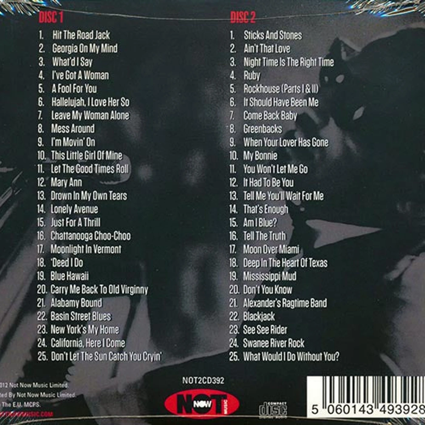 Ray Charles  CD -  The Very Best Of Ray Charles (50 tracks) (2xCD)