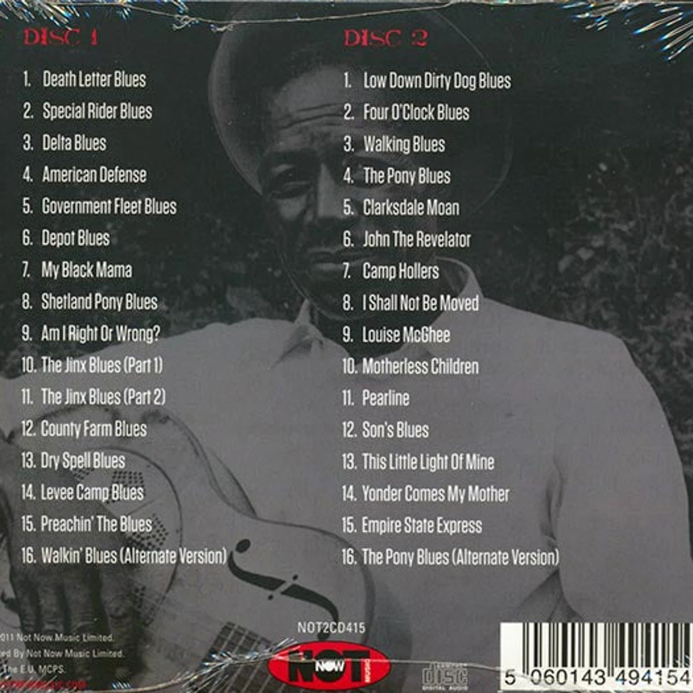 Son House  CD -  Raw Delta Blues (32 tracks) (2xCD)
