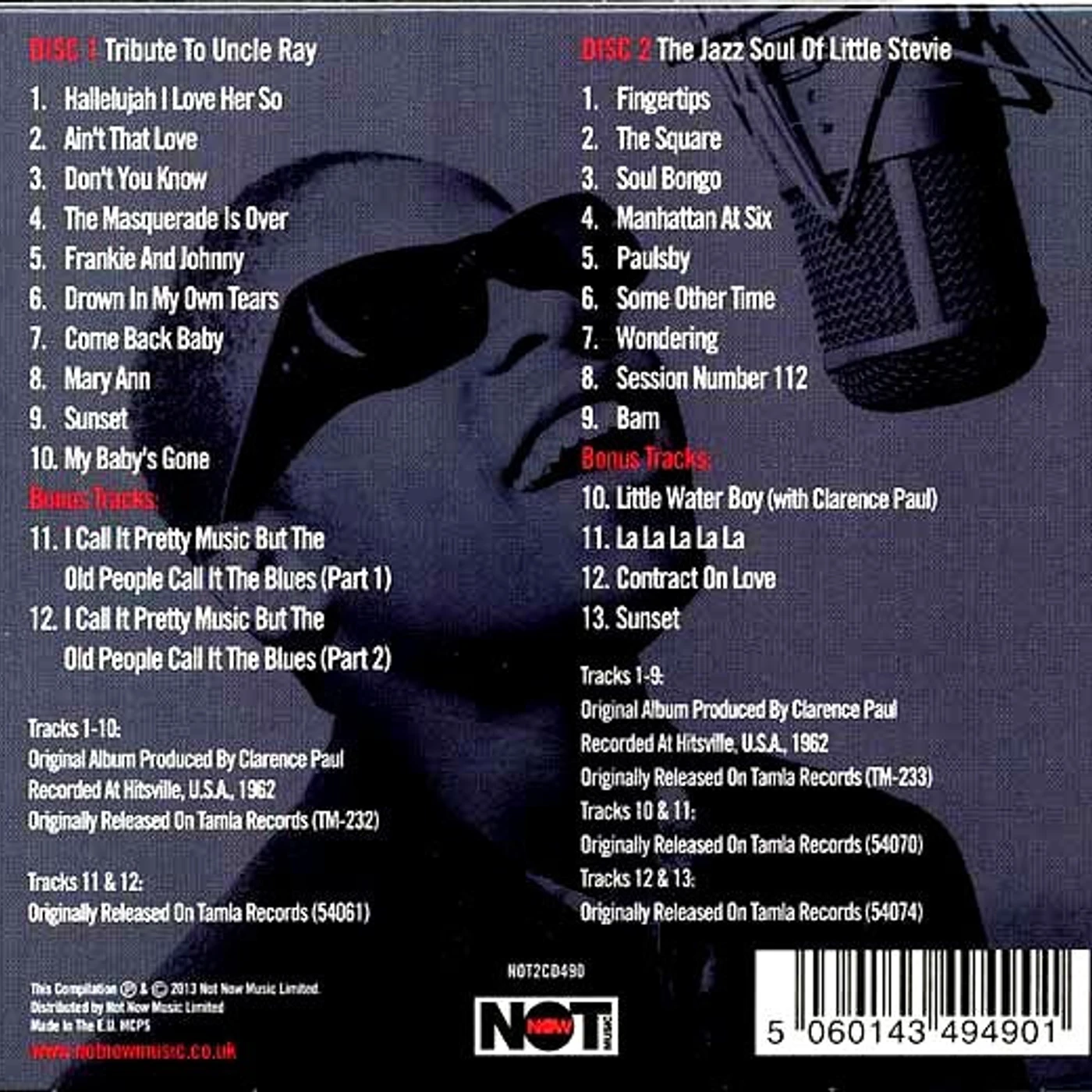 Stevie Wonder  CD -  Introducing Stevie Wonder (25 tracks) (2xCD)