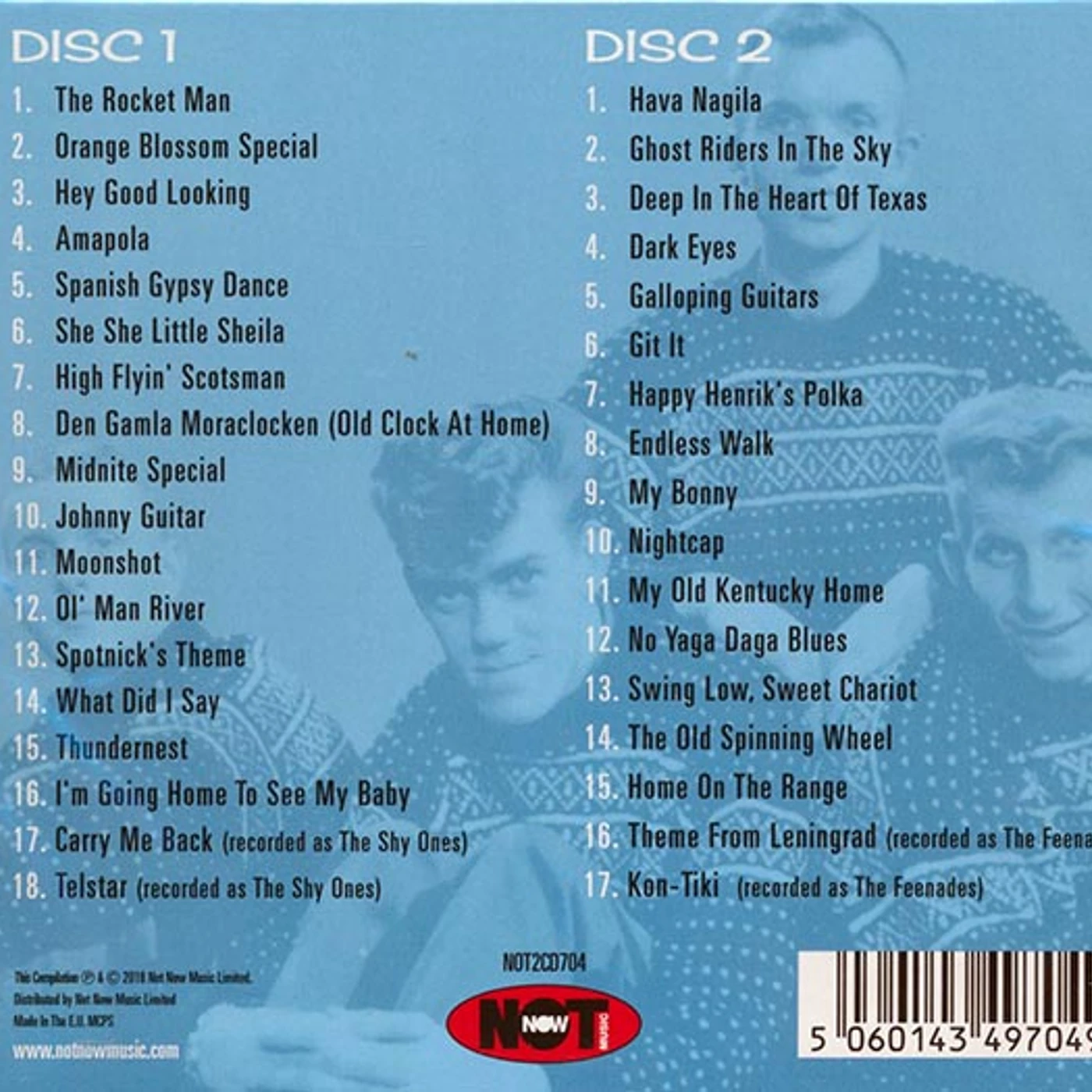 The Spotnicks  CD -  Guitars From Out A Space (35 tracks) (2xCD)