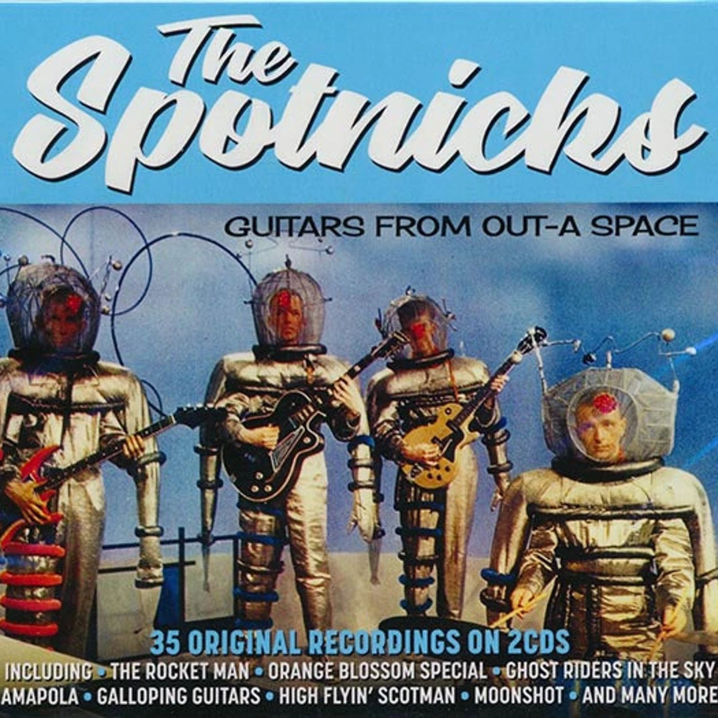 The Spotnicks  CD -  Guitars From Out A Space (35 tracks) (2xCD)