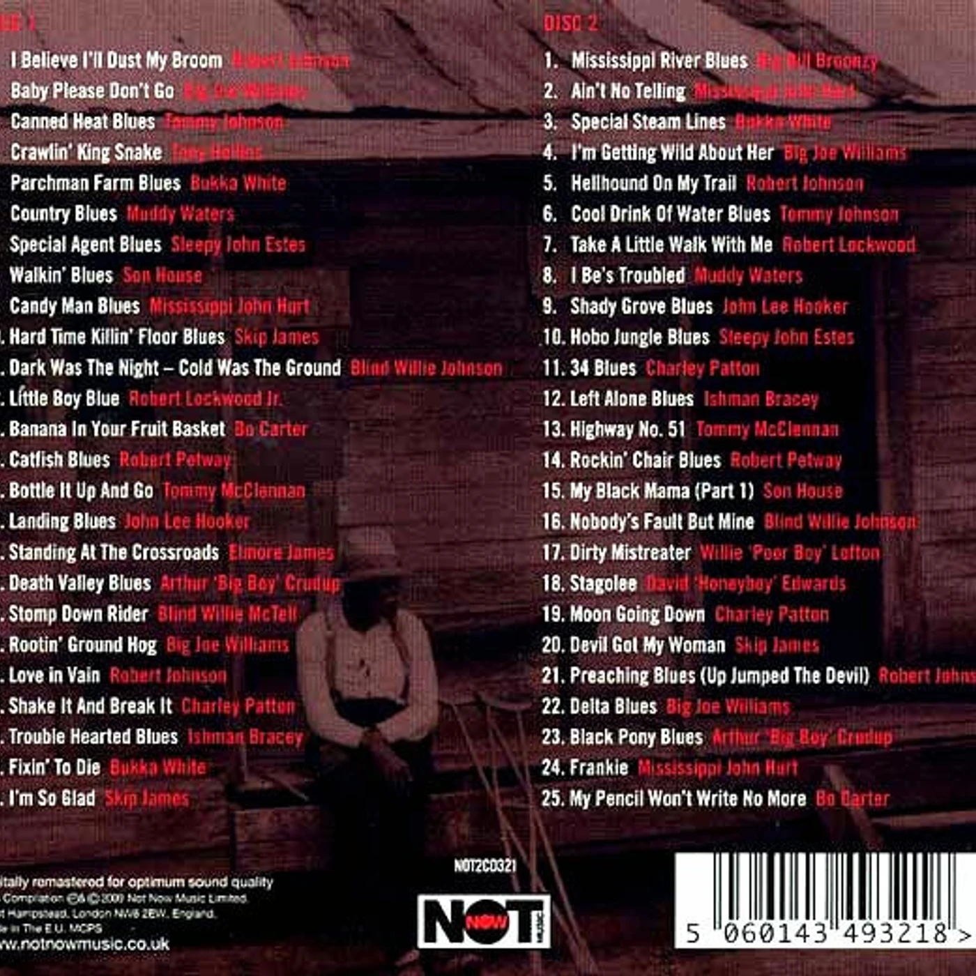 Various  CD -  Essential Delta Blues (50 tracks) (2xCD)