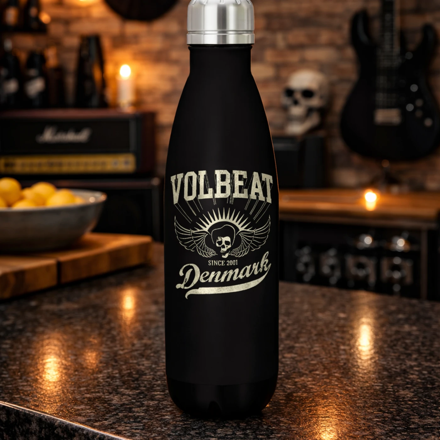 Rocksax Volbeat Drinks Bottle - Denmark