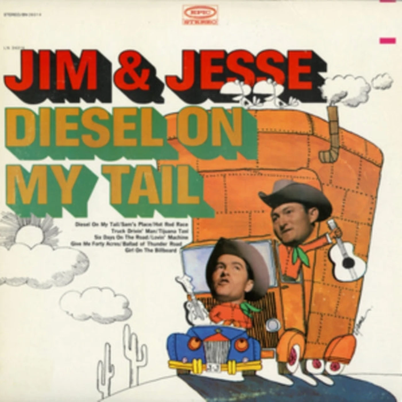 Jim & Jesse CD - Diesel On My Tail