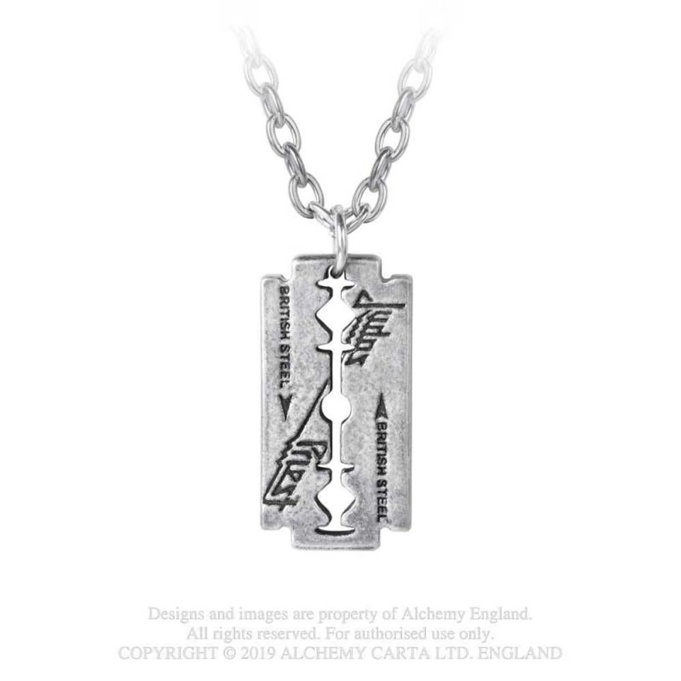  Judas Priest Razorblade Necklace