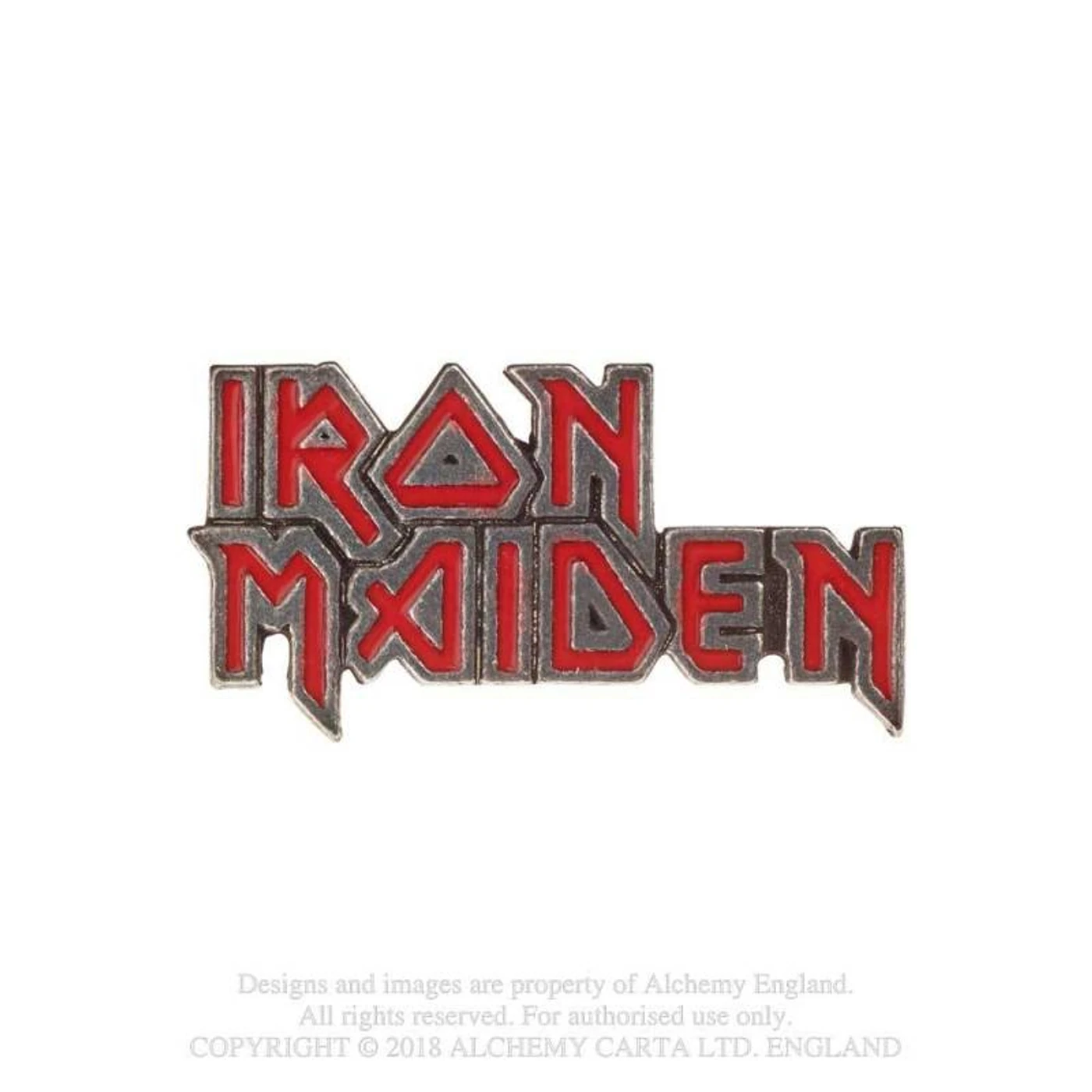  Iron Maiden Pin Badge - Enamelled Logo