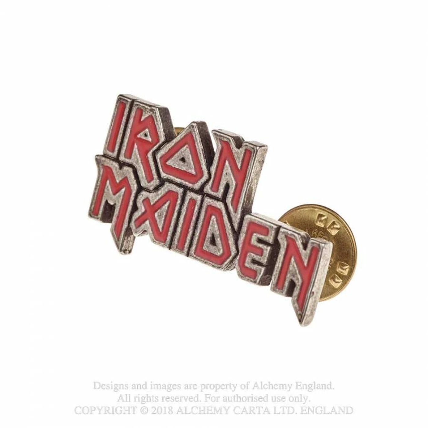  Iron Maiden Pin Badge - Enamelled Logo