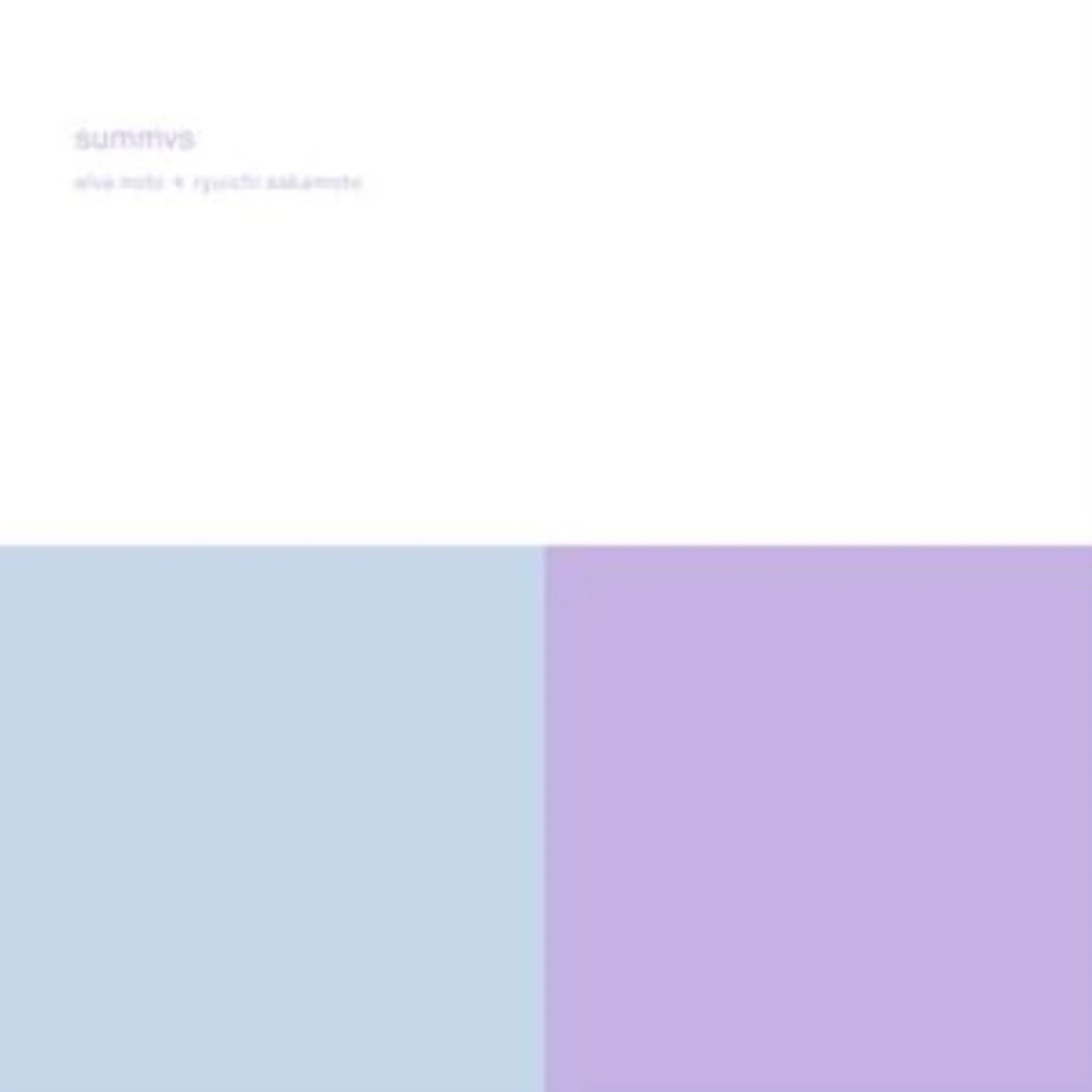 Alva Noto Ryuichi Sakamoto LP Vinyl Record - Summvs (Remaster)