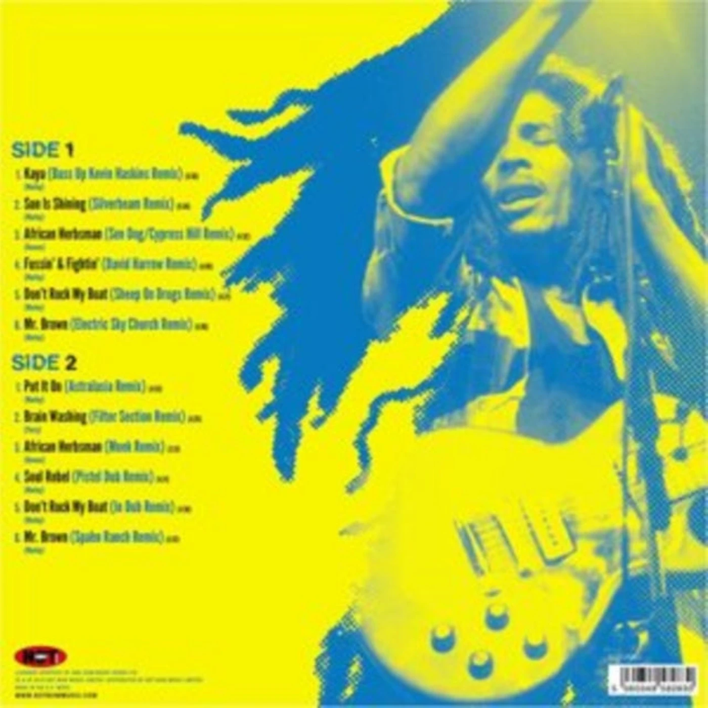 Bob Marley LP - Remixed (Yellow Vinyl)