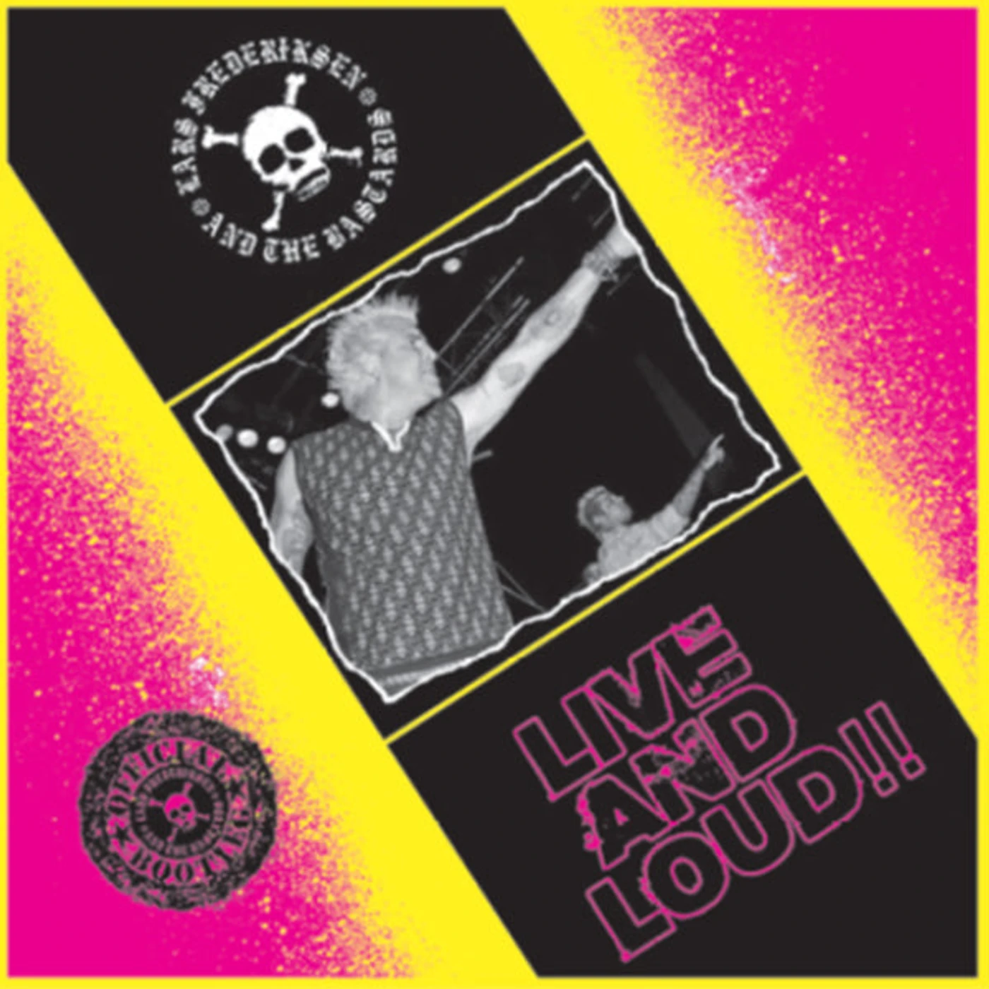 Lars Frederiksen And The Bastards LP - Live And Loud (Neon Yellow Vinyl)