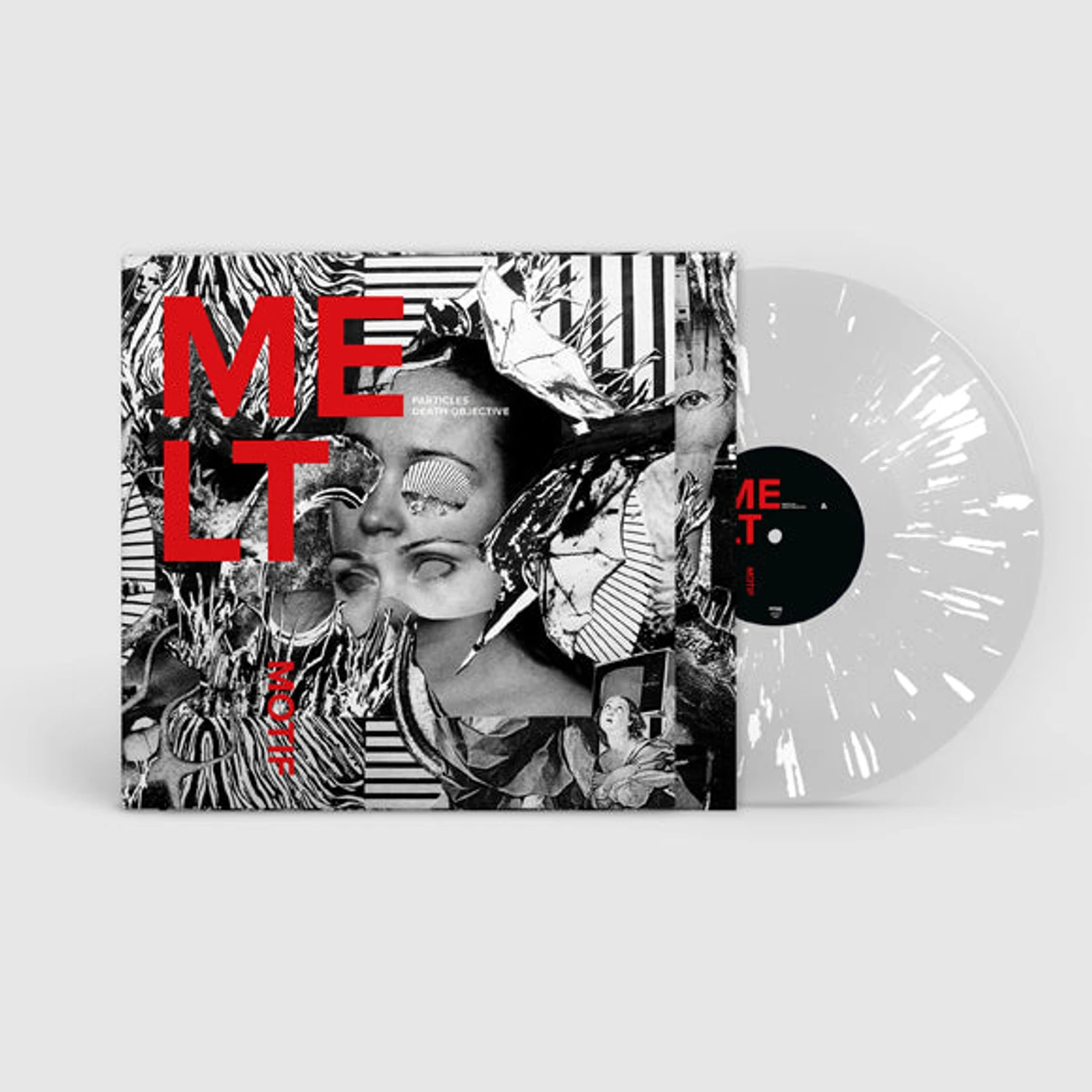 Melt Motif LP - Particles. Death Objective (Clear/Splatter Vinyl)