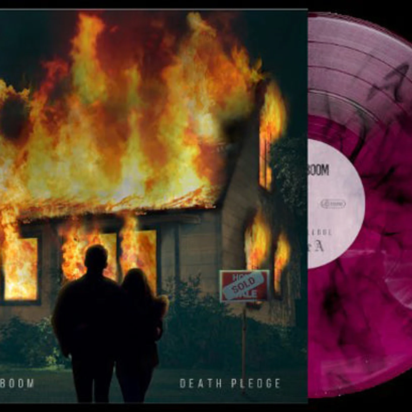 Chuggaboom LP - Death Pledge (Purple/Black Marble) (Vinyl)