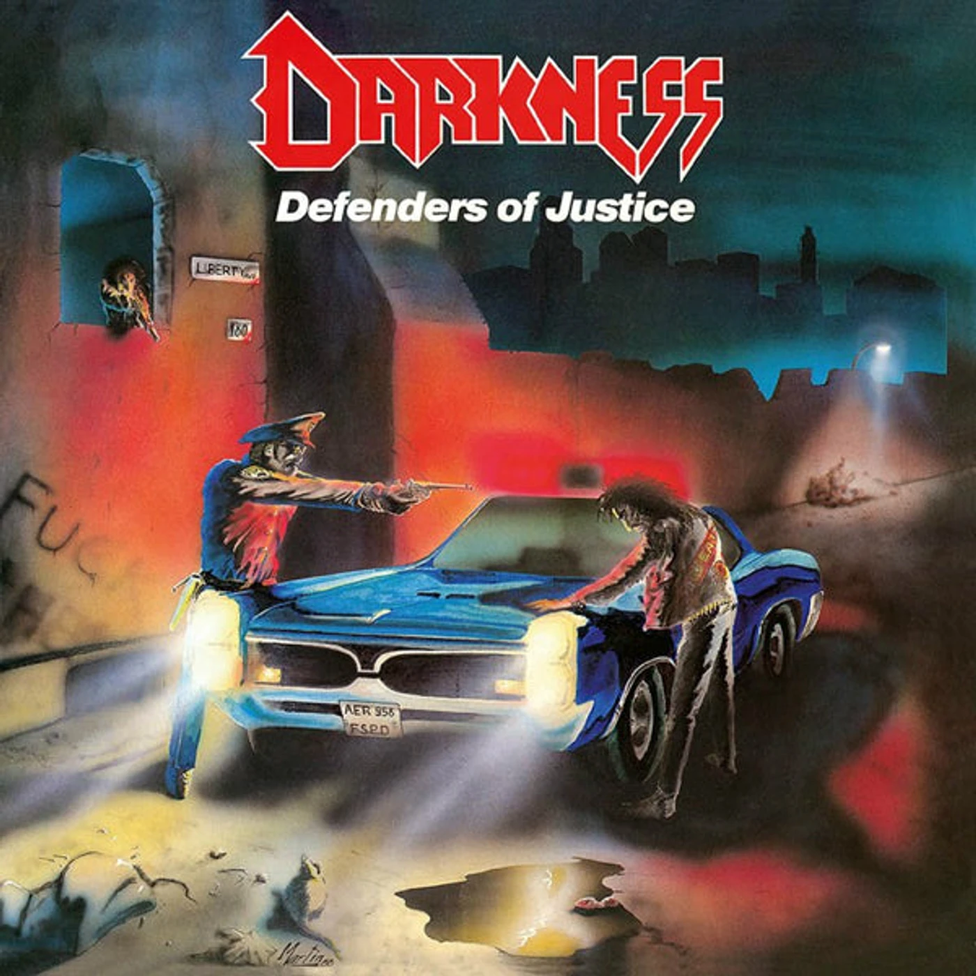 Darkness LP - Defenders Of Justice (Splatter Vinyl)