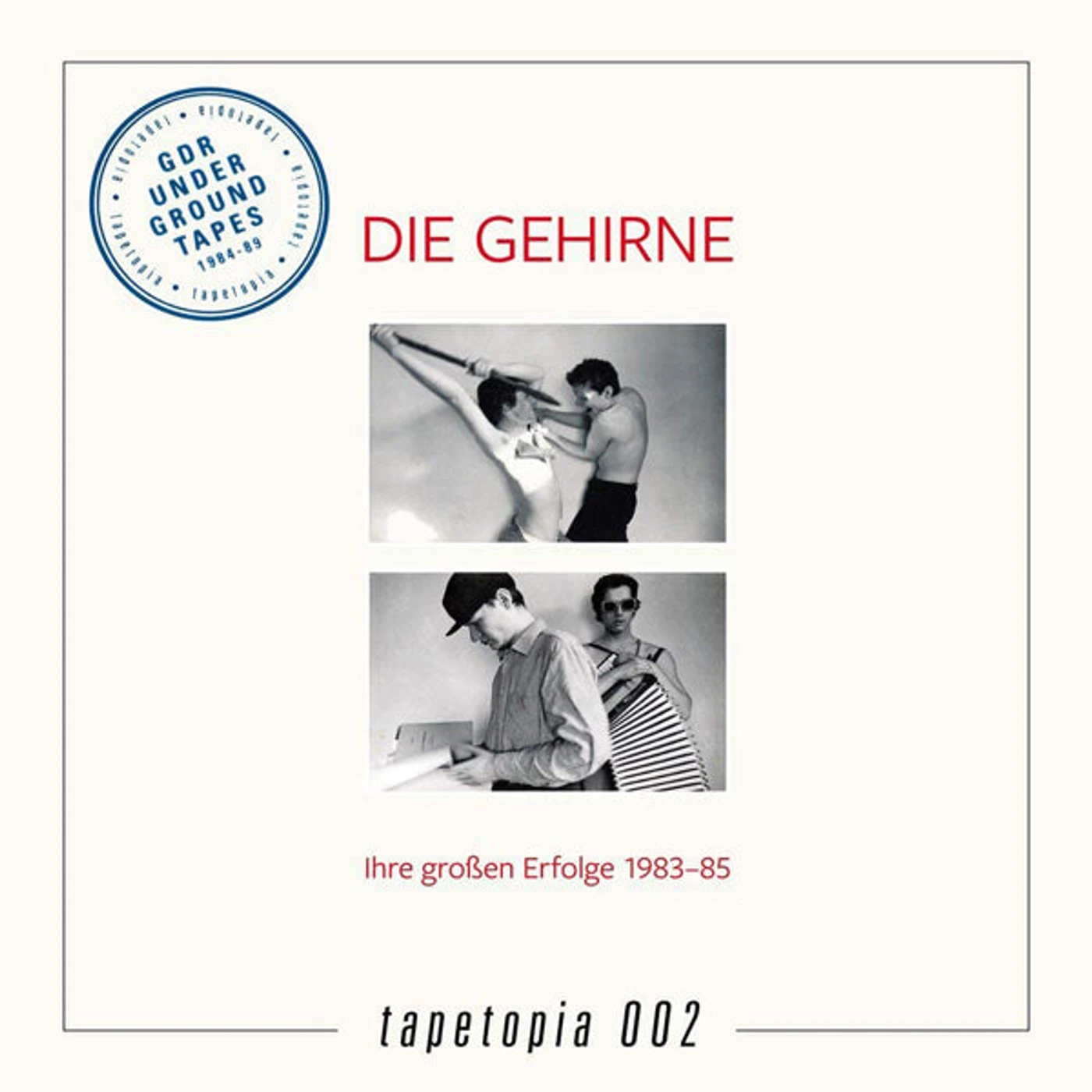 Die Gehirne LP - Tapetopia 002: Ihre Großen Erfolge 1983 - 85 (Vinyl)