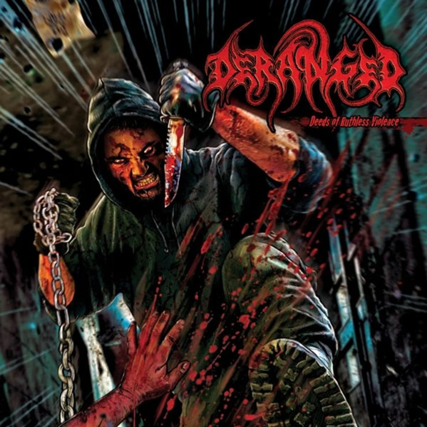 Deranged LP - Deeds Of Ruthless Violence (Red Smoked Vinyl)
