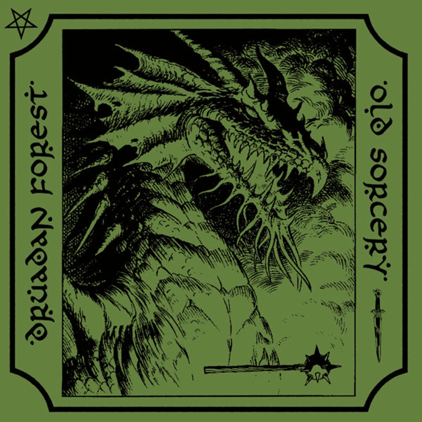 Druadan Forest / Old Sorcery Druadan Forest/Old Sorcery LP - Split (Green Vinyl)