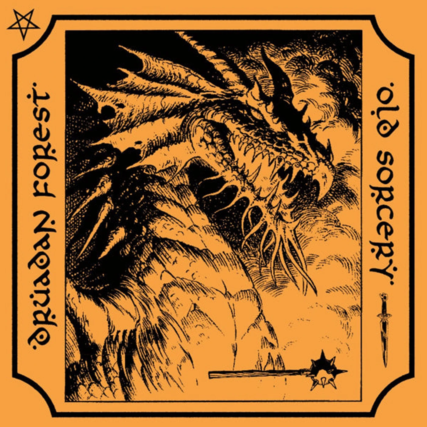 Druadan Forest / Old Sorcery Druadan Forest/Old Sorcery LP - Split (Orange Vinyl)