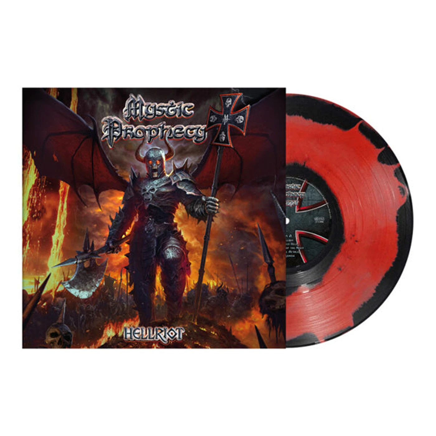 Mystic Prophecy LP - Hellriot (Black With Red Swirls Vinyl)