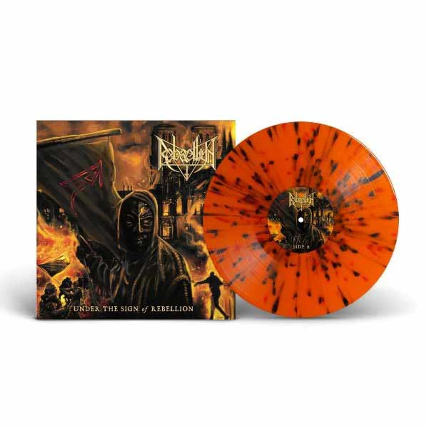 Rebaelliun LP - Under The Sign Of Rebellion (Orange W/ Black Splatter Vinyl)