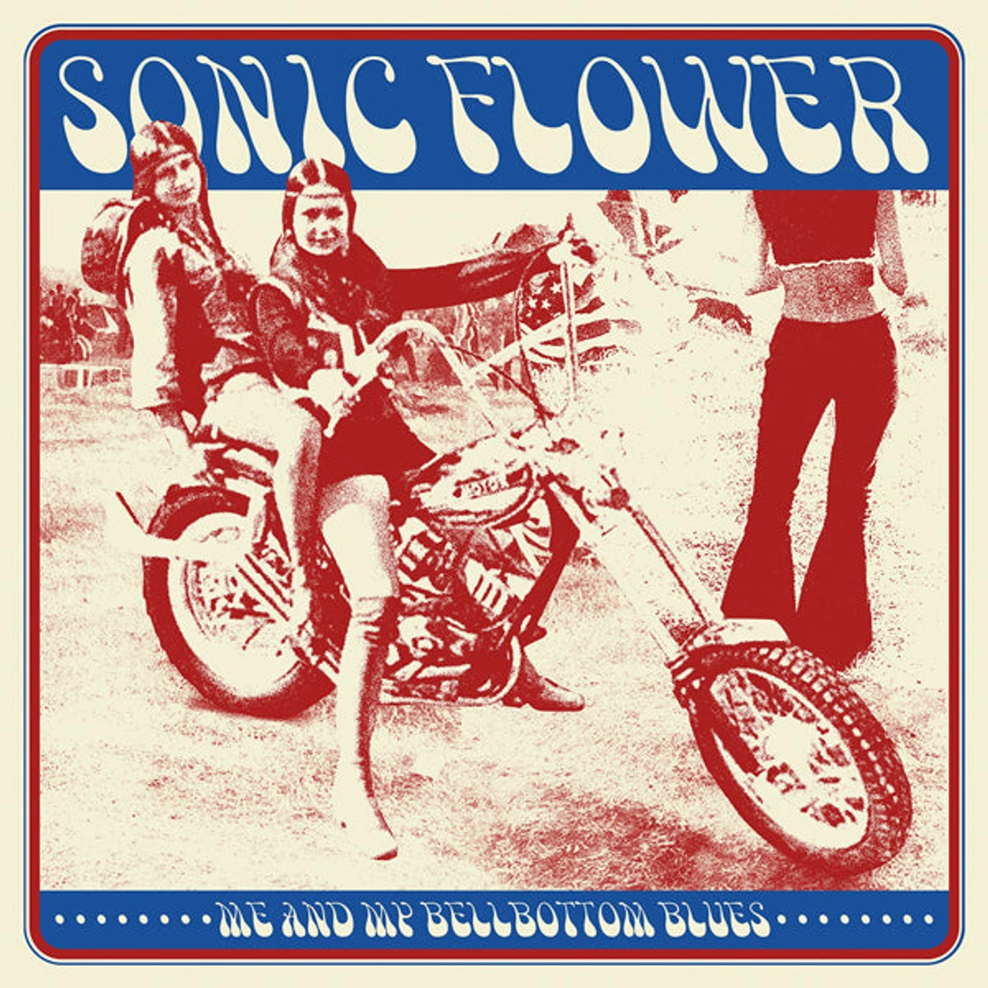 Sonic Flower LP - Me And My Bellbottom Blues (Red/Blue Splatter Vinyl)