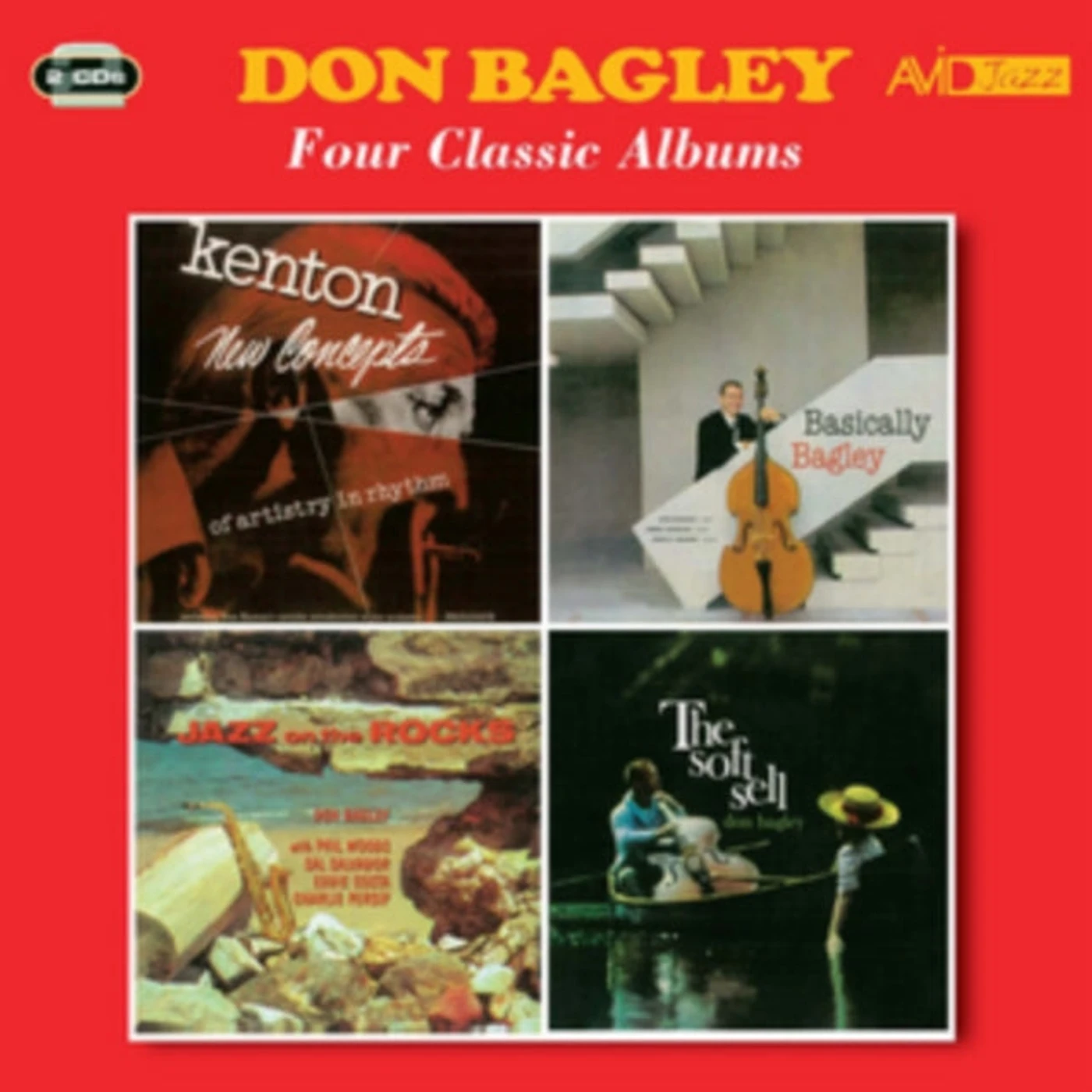 Oscar Pettiford CD - Don Bagley - Four Classic Albums