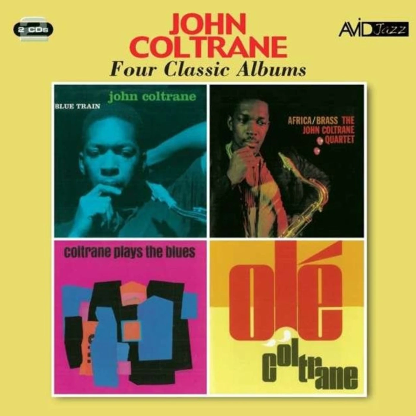 John Coltrane CD - Four Classic Albums (Blue Train / Africa Brass / Plays The Blues / Ole)