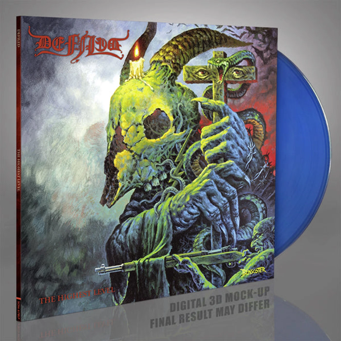 Defiled LP - The Highest Level (Blue Transparent Vinyl)