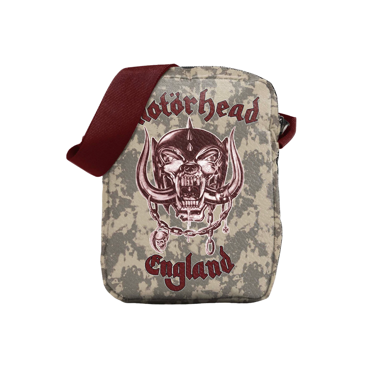 Rocksax Motörhead Crossbody Bag - England White