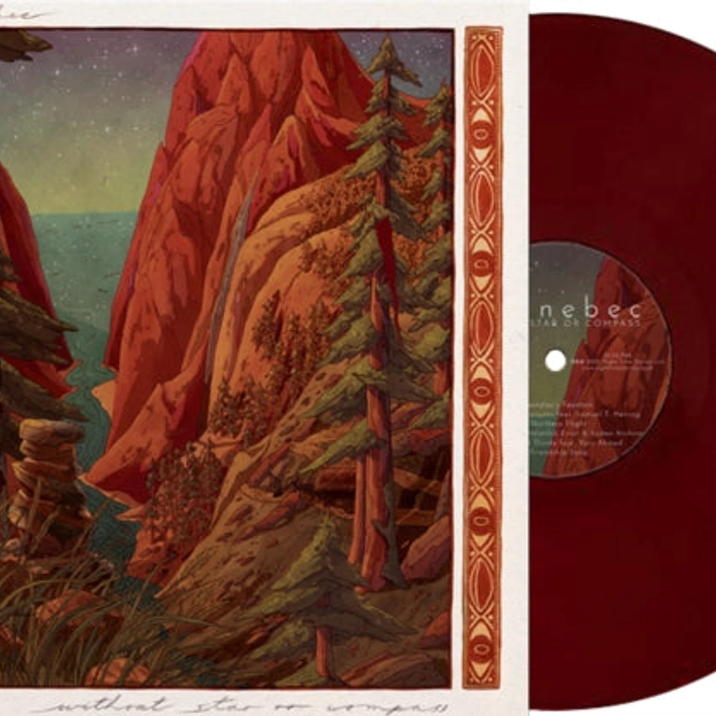 Kennebec LP - With Star Or Compass (Numbered Edition) (Burgundy Vinyl)