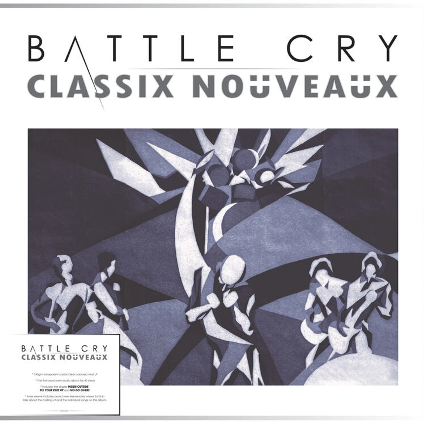 Classix Nouveaux LP - Battle Cry 12 Transparent Cry (Vinyl)
