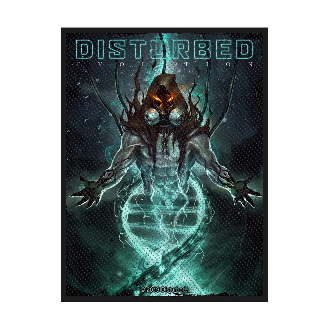Disturbed Sew-On Patch - Evolution Hooded