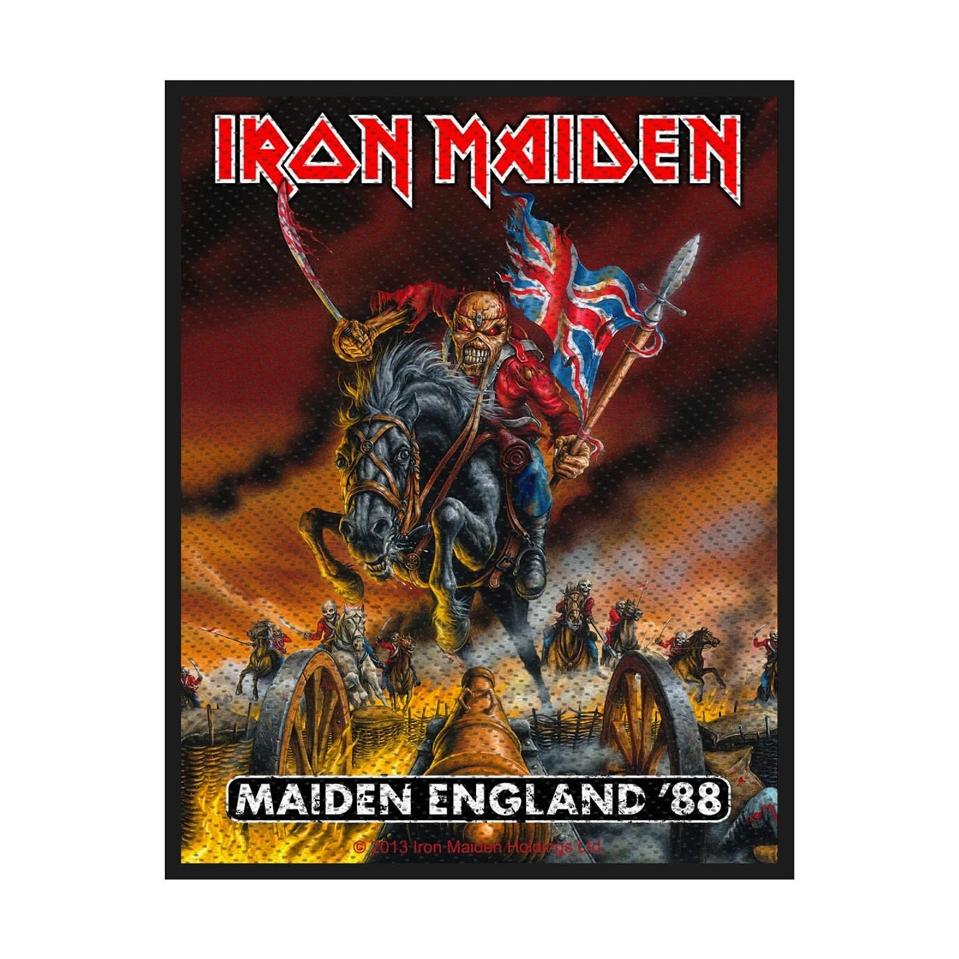 Iron Maiden Sew-On Patch - Maiden England (Packaged)