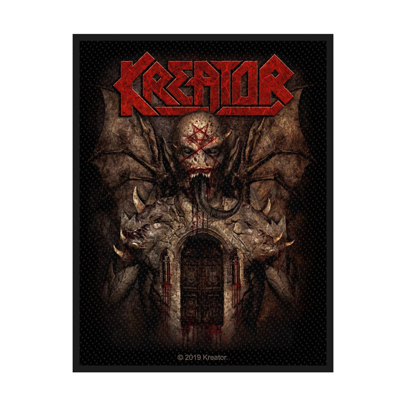 Kreator Sew-On Patch - Gods Of Violence (Packaged)
