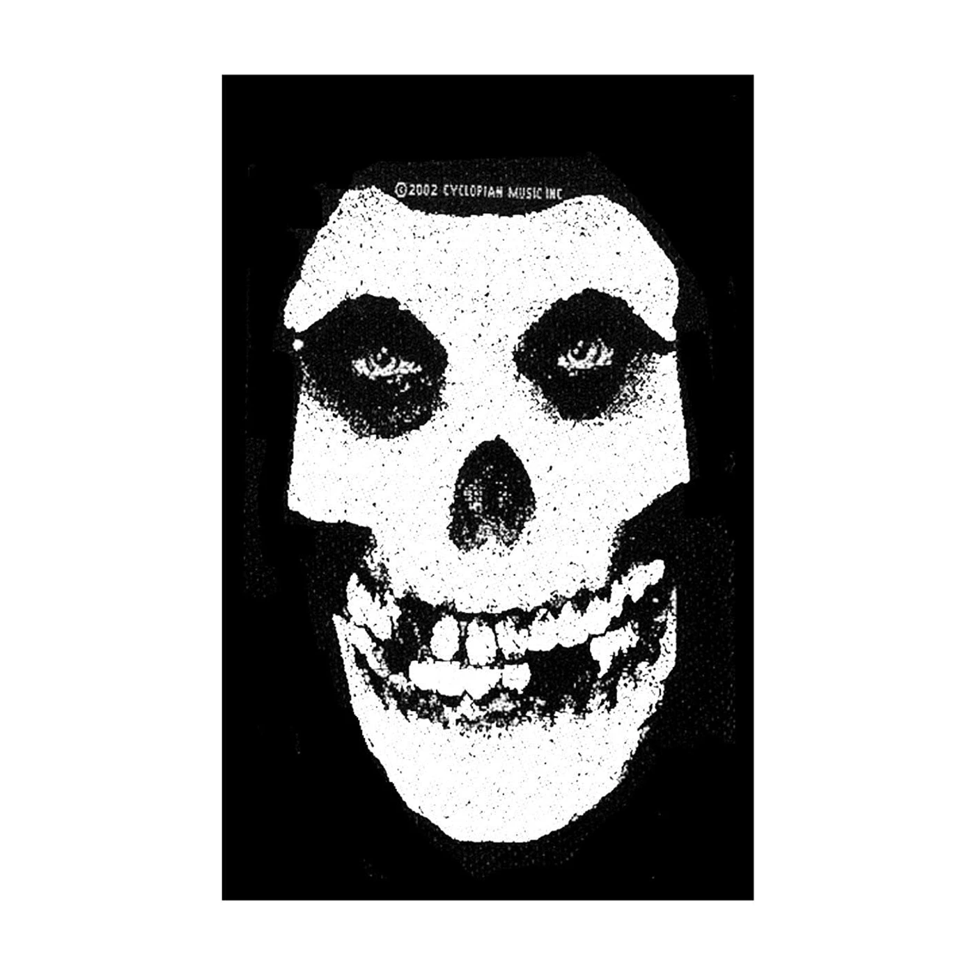 Misfits Sew-On Patch - White Skull