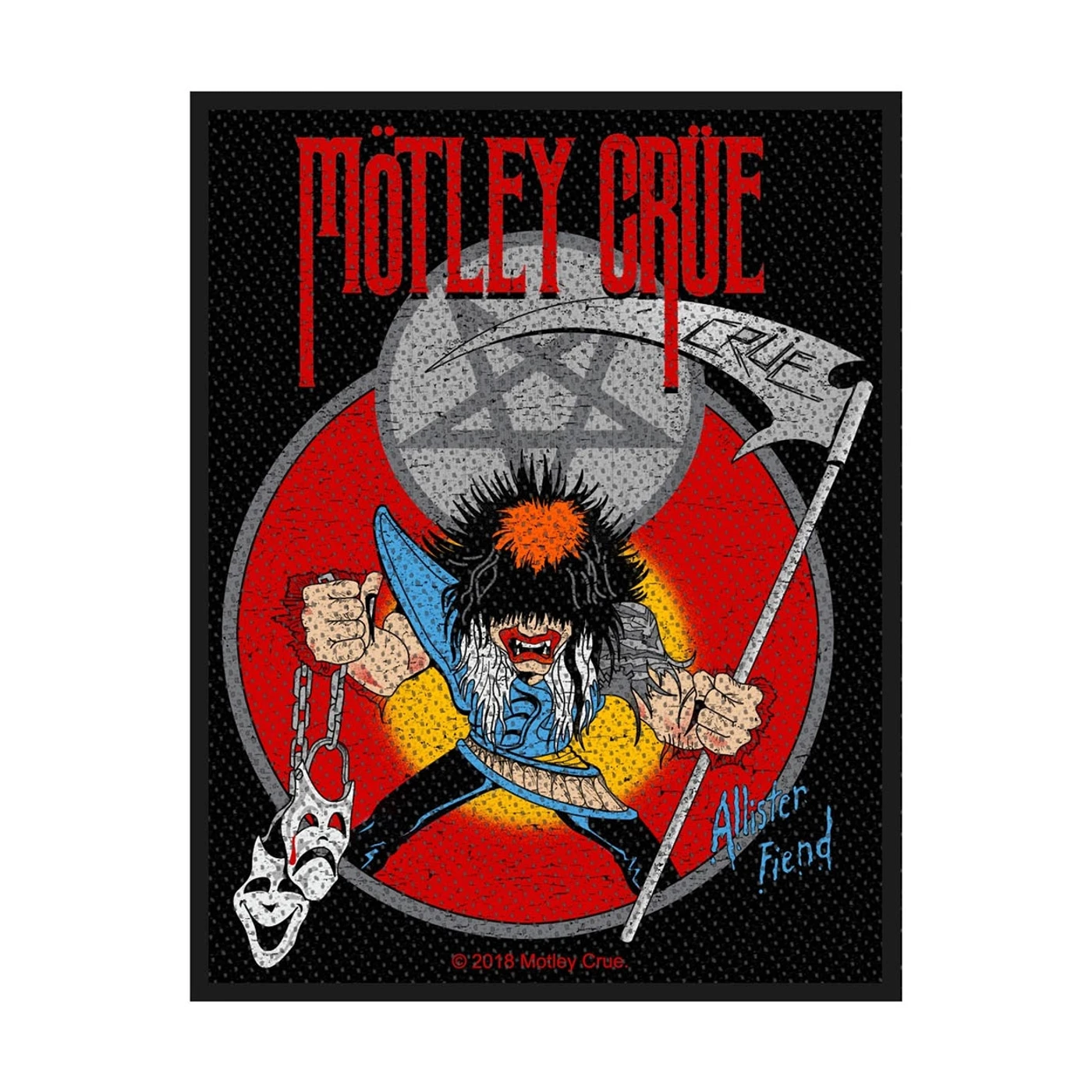 Mötley Crüe Sew-On Patch - Allister Fiend
