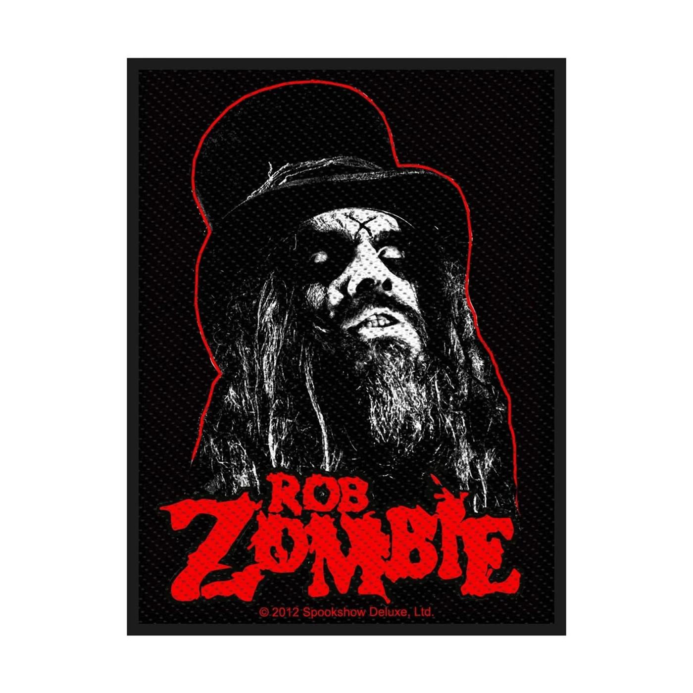 Rob Zombie Sew-On Patch - Portrait