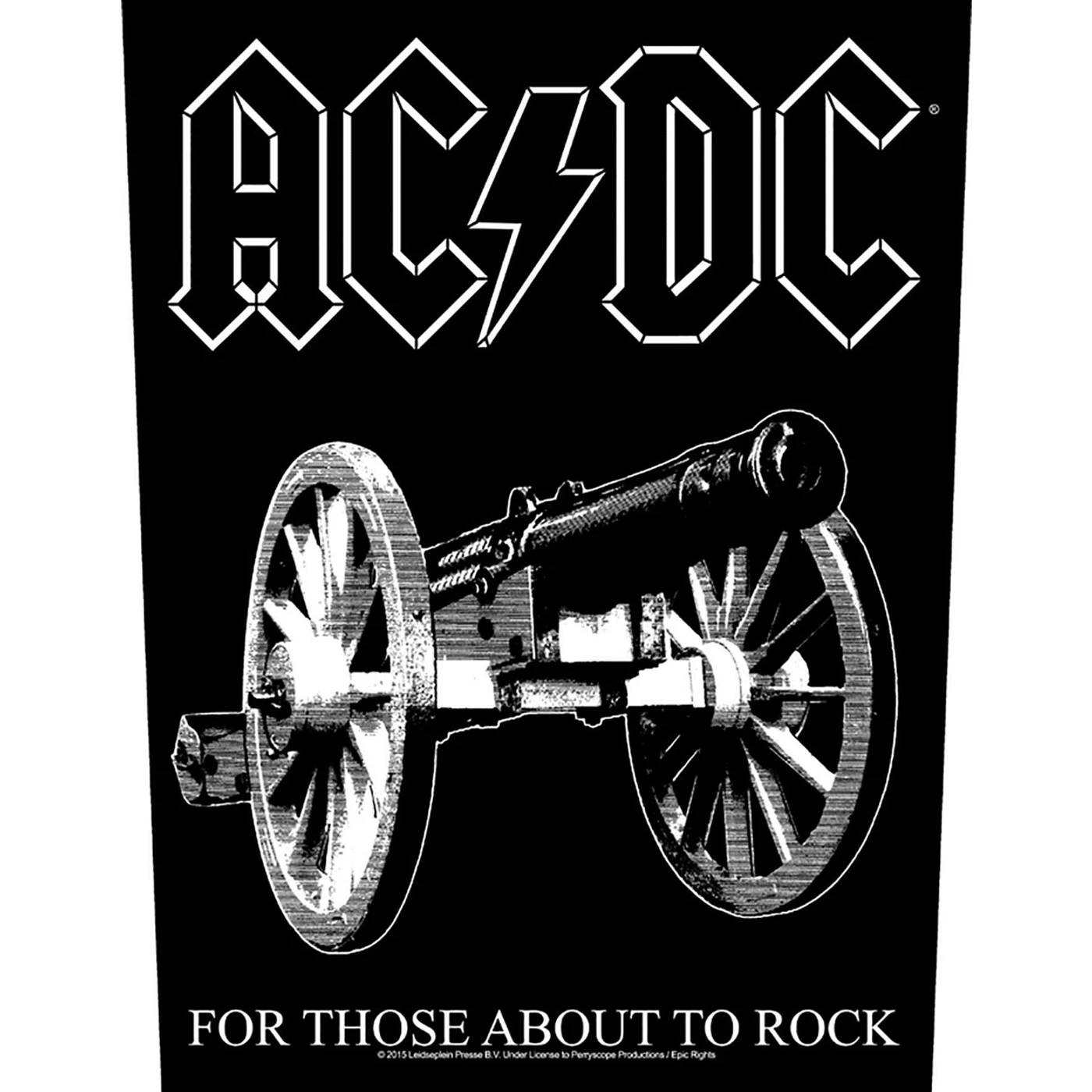 AC/DC Back Patch - For Those About To Rock (Backpatch)