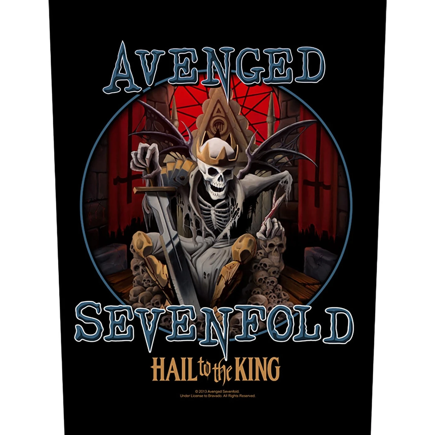 Avenged Sevenfold Back Patch - Hail To The King (Backpatch)