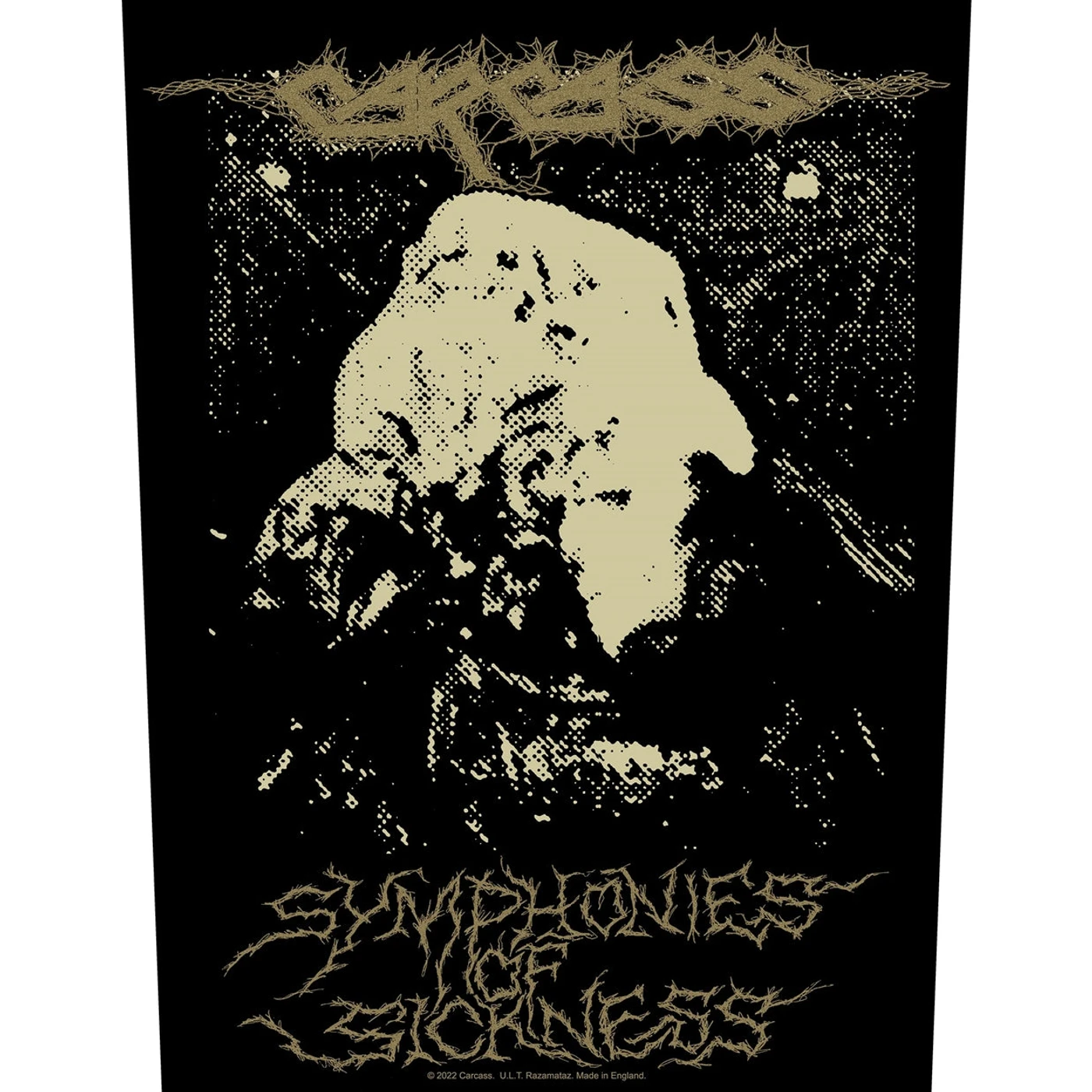 Carcass Back Patch - Symphonies Of Sickness (Backpatch)