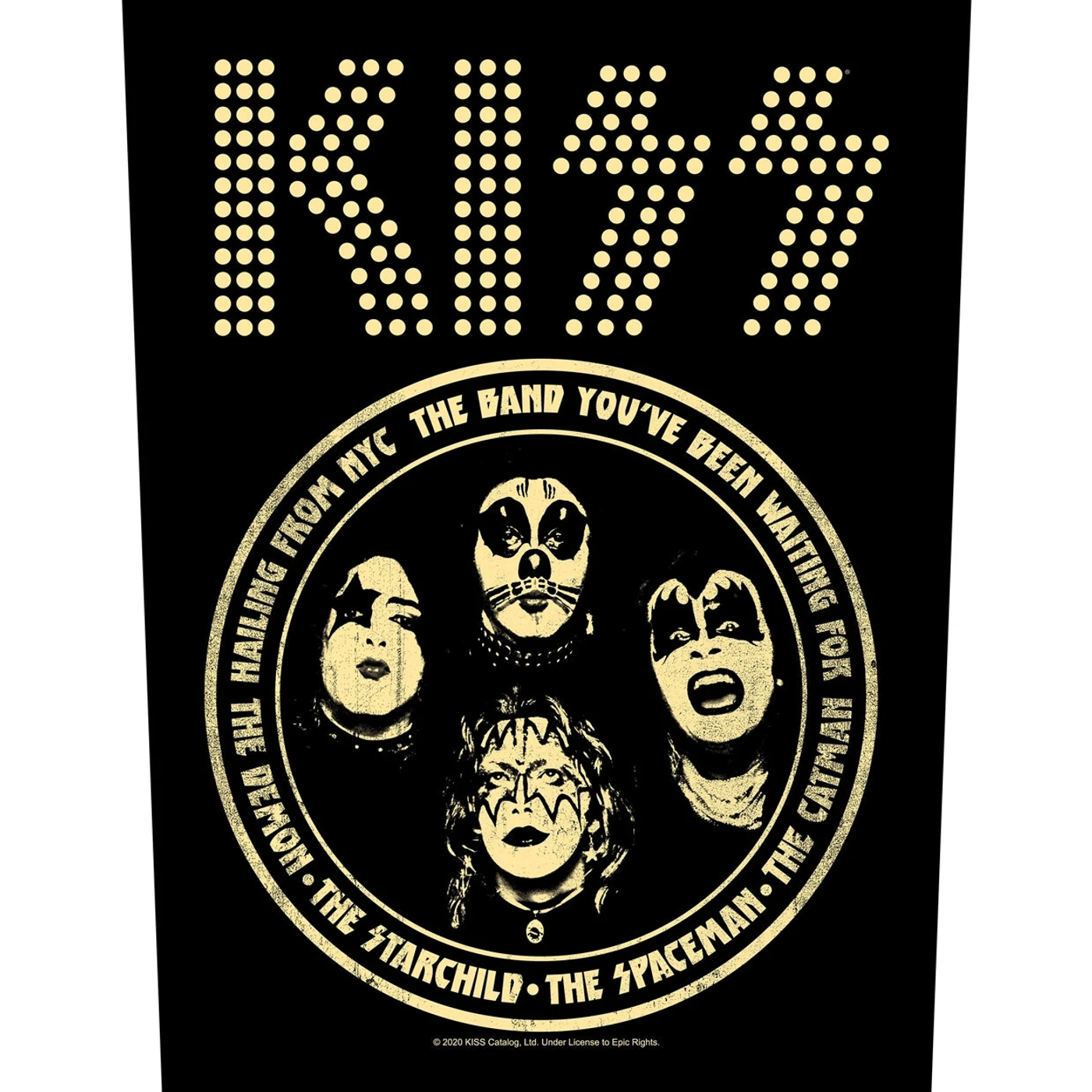 Kiss Back Patch - Hailing From Nyc (Backpatch)