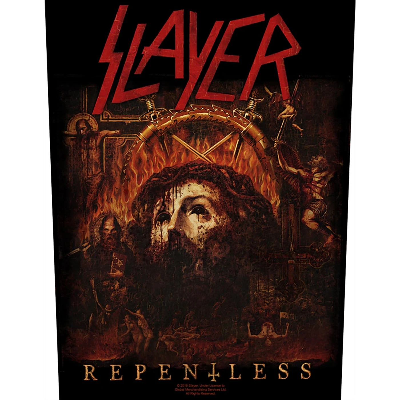 Slayer Back Patch - Repentless (Backpatch)