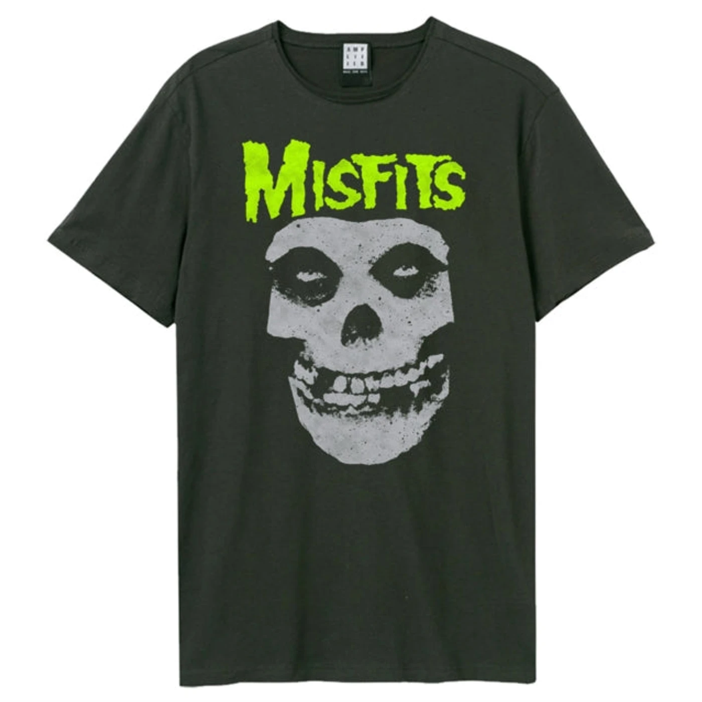 Misfits Vintage T Shirt - Amplified Neon Skull