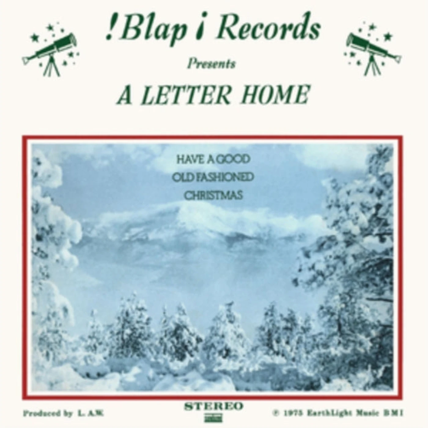 A Letter Home LP - Have A Good Old Fashioned Chri (Vinyl)