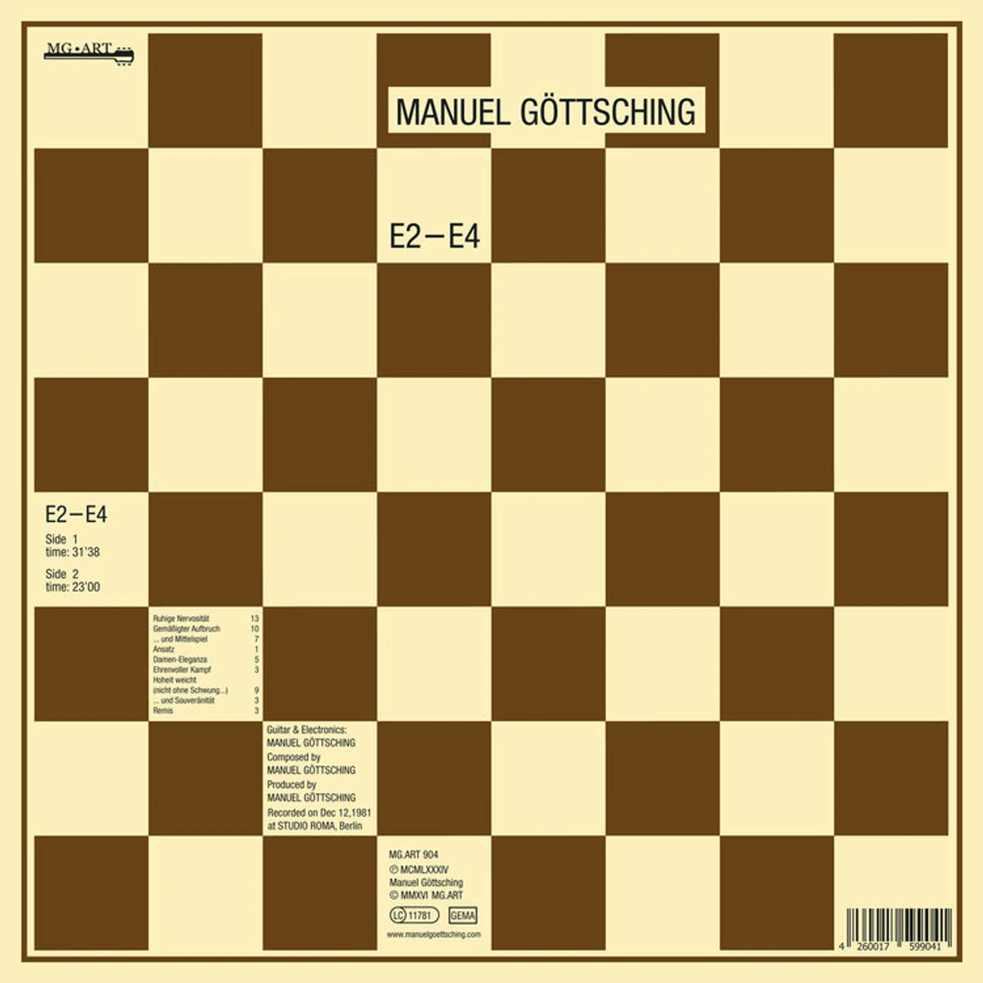 Manuel Göttsching LP - E2-E4 (Vinyl)