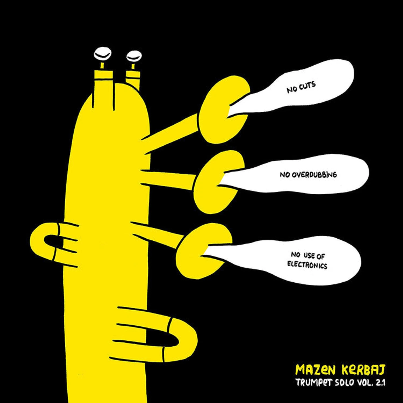 Mazen Kerbaj LP - Trumpet Solo Vol. 2.1 No Cuts (Vinyl)